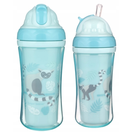 Gertuvė su silikoniniu šiaudeliu Canpol Babies, 260 ml.