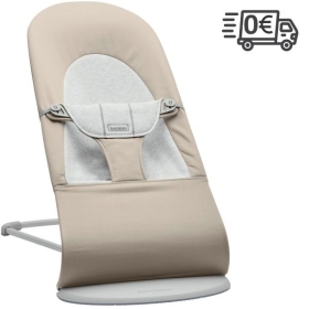 BabyBjorn Soft Woven Jersey Beige Grey