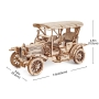 Rokr medinis 3D konstruktorius Vintage Car