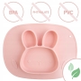 Silikoninė lėkštė su dangteliu Bunny