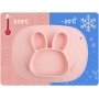 Silikoninė lėkštė su dangteliu Bunny