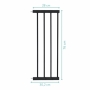 28 cm. juodas praplatinimas Auto Close BG02 varteliams