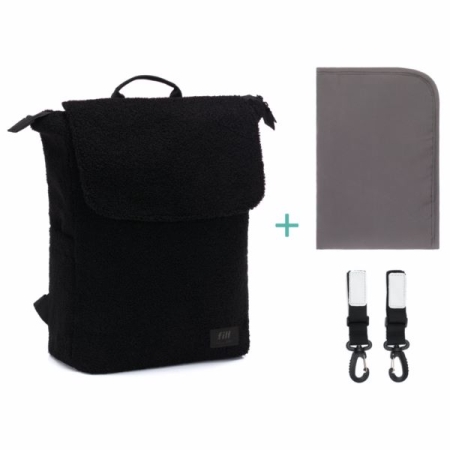 Mamos kuprinė Teddy su vystymo paklotu