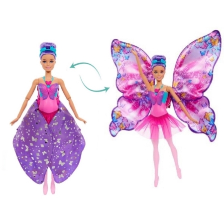 BARBIE Dreamtopia lėlė drugelis