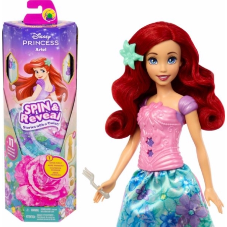 Lėlė Disney Princess Spin Reveal Arielė