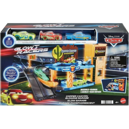 Cars Glow Racers garažas