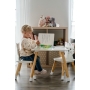 Vaikiškas staliukas su dviem kėdutėmis Kačiukas