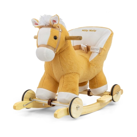 Supamas Arkliukas su ratukais Polly