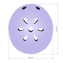 Dviratininko šalmas vaikams ORIX II Violet S