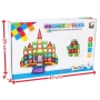 Magnetinės kaladėlės - konstruktorius  Magnetic Tiles 106 vnt.