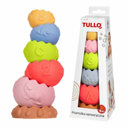 Tullo pastelinė sensorinė piramidė