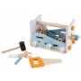Medinis konstravimo rinkinys - darbastalis Ecotoys