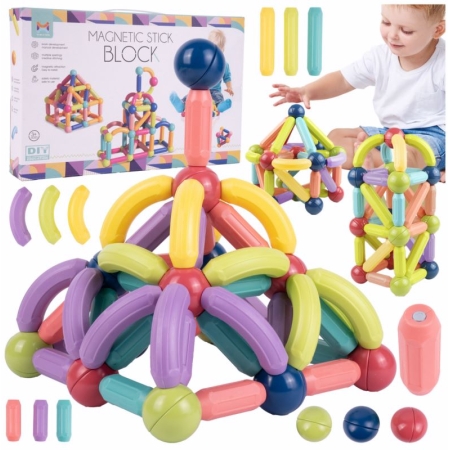 Magnetinės kaladėlės - konstruktorius vaikams