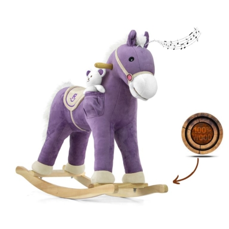 Supamas muzikinis Arkliukas Pony Purple