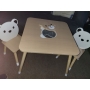 Medinis staliukas su 2 kėdutėmis Cute Panda