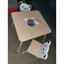 Medinis staliukas su 2 kėdutėmis Cute Panda