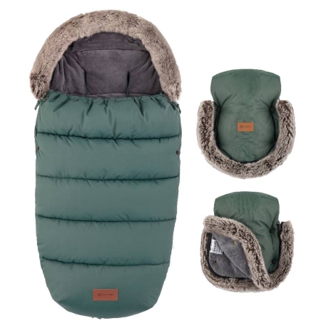 Kūdikių vokelis Petite&Mars Comfy + Pirštinės Furry