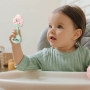 BabyOno kramtukas su barškučiu Braškė