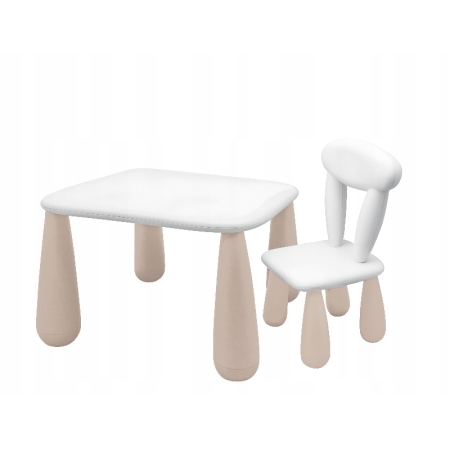 Staliukas su kėdute Luna Classic Beige