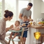 Sulansktoma medinė maitinimo kėdutė Timo