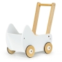 Medinis lėlių vežimėlis - stumdukas Ecotoys