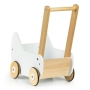 Medinis lėlių vežimėlis - stumdukas Ecotoys