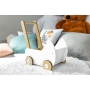 Medinis lėlių vežimėlis - stumdukas Ecotoys