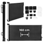 Ištraukiamas užtvaras Eco Black iki 160 cm.
