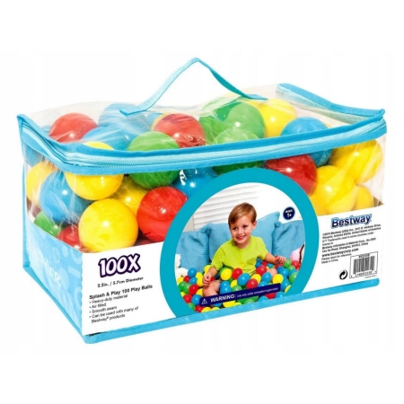 Bestway plastikiniai kamuoliukai 100 vnt.
