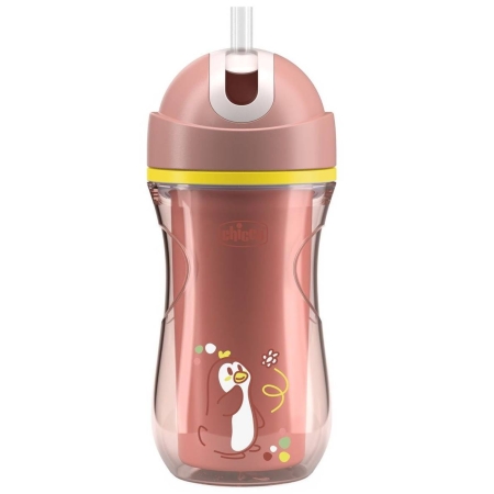 Chicco termogertuvė Sport Cup su šiaudeliu nuo 14 mėn. (talpa - 266 ml.)