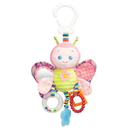 Spalvingas pakabinamas barškutis