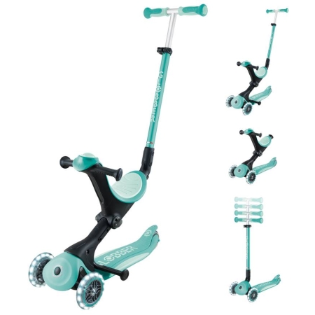 Globber paspirtukas GO UP DELUXE LIGHTS