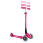 Globber Primo Foldable Lights Fuchsia paspirtukas