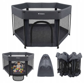 Sulankstomas šešiakampis žaidimų maniežas