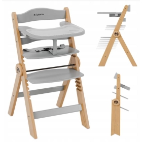 Sulansktoma medinė maitinimo kėdutė  Tulano Morsel