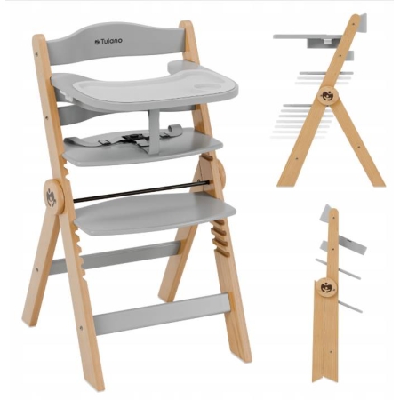 Sulansktoma medinė maitinimo kėdutė  Tulano Morsel