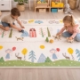 Dvipusis putplasčio kilimėlis Medžiai ir Meškiukai 150x200 cm.