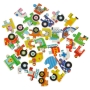 Vaikiška dėlionė - puzzle dėžutėje Transporto priemonės