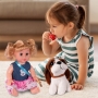 Interaktyvi Lėlė su garsais ir šuniuku