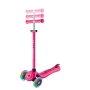 Globber Go-UP Sporty Lights Fuchsia paspirtukas
