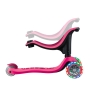 Globber Go-UP Sporty Lights Fuchsia paspirtukas