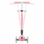 Globber Primo PLUS Foldable Lights Pastel Pink paspirtukas