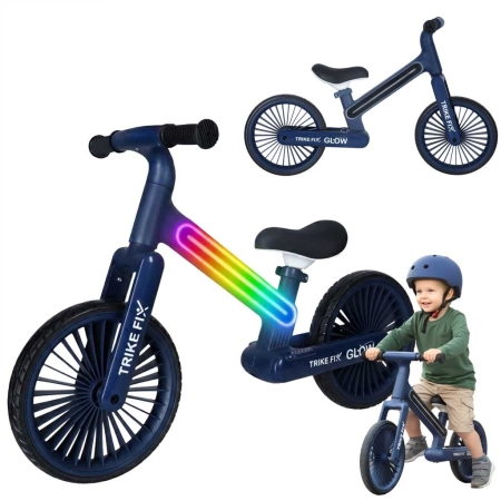 Balansinis dviratukas su šviečiančiu rėmu Trike Fix Glow