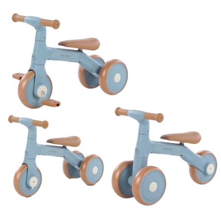 Triratukas su nuimamais pedalais Moovkee Todi 3in1