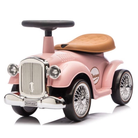 Paspiriamas vaikiškas automobilis Retro Pink