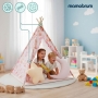 Tipi palapinė su apšvietimu Pink Animals
