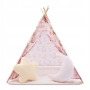 Tipi palapinė su apšvietimu Pink Animals