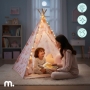 Tipi palapinė su apšvietimu Pink Animals