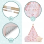 Tipi palapinė su apšvietimu Pink Animals
