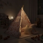 Tipi palapinė su apšvietimu Pink Animals
